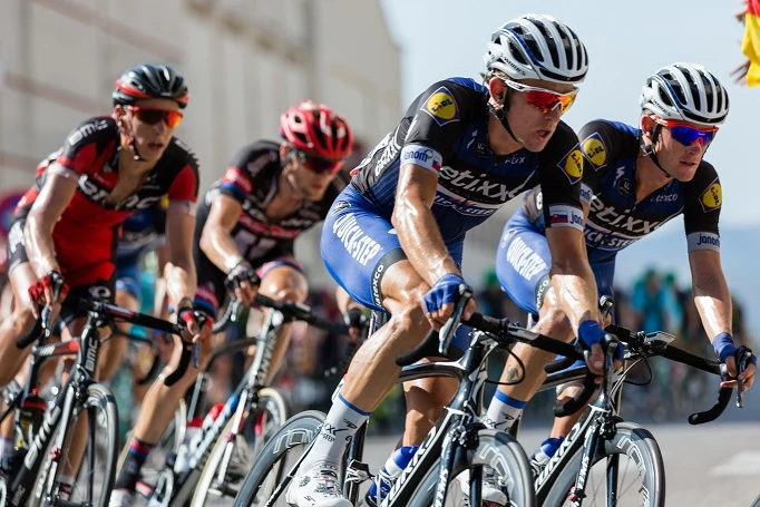 Groupe de cycliste